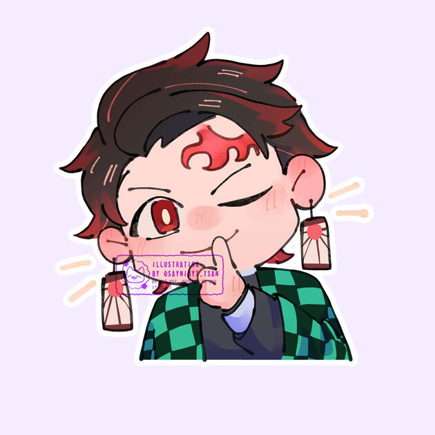 Tanjiro Sticker Tanjiro Sticker